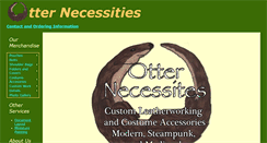 Desktop Screenshot of otternecessities.com